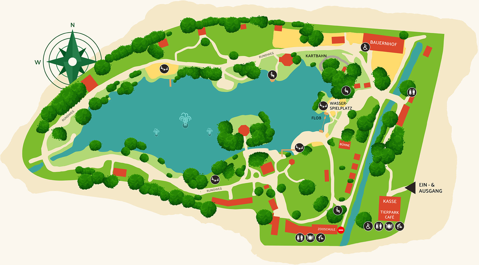 Tierparkplan