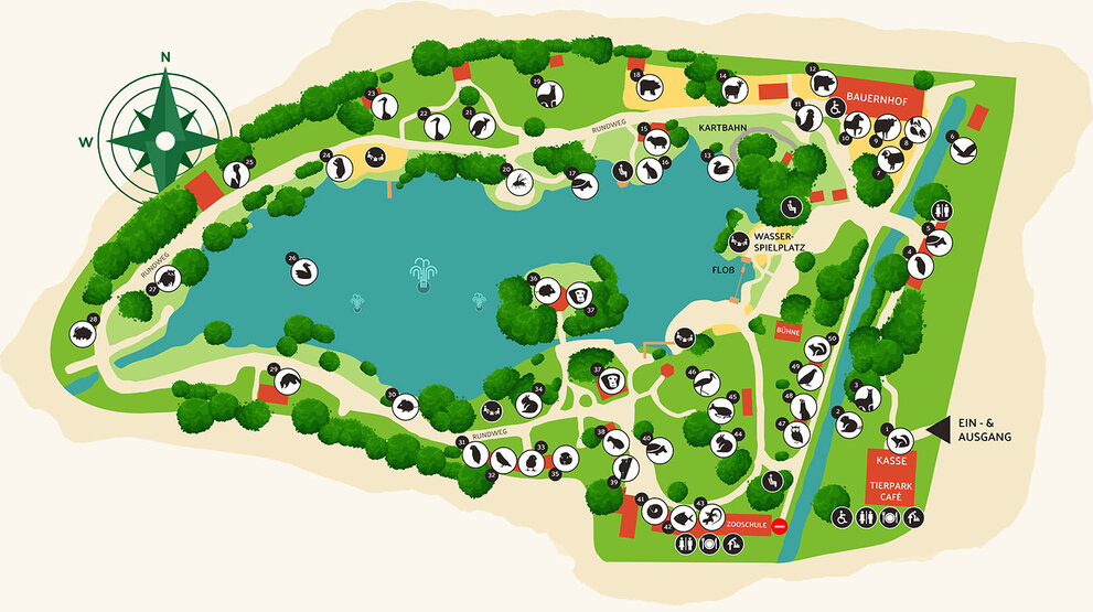 Tierparkplan