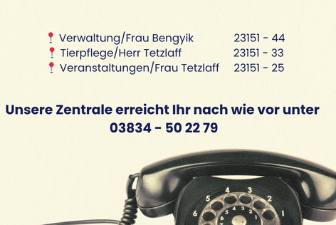 Wir haben neue Durchwahlen